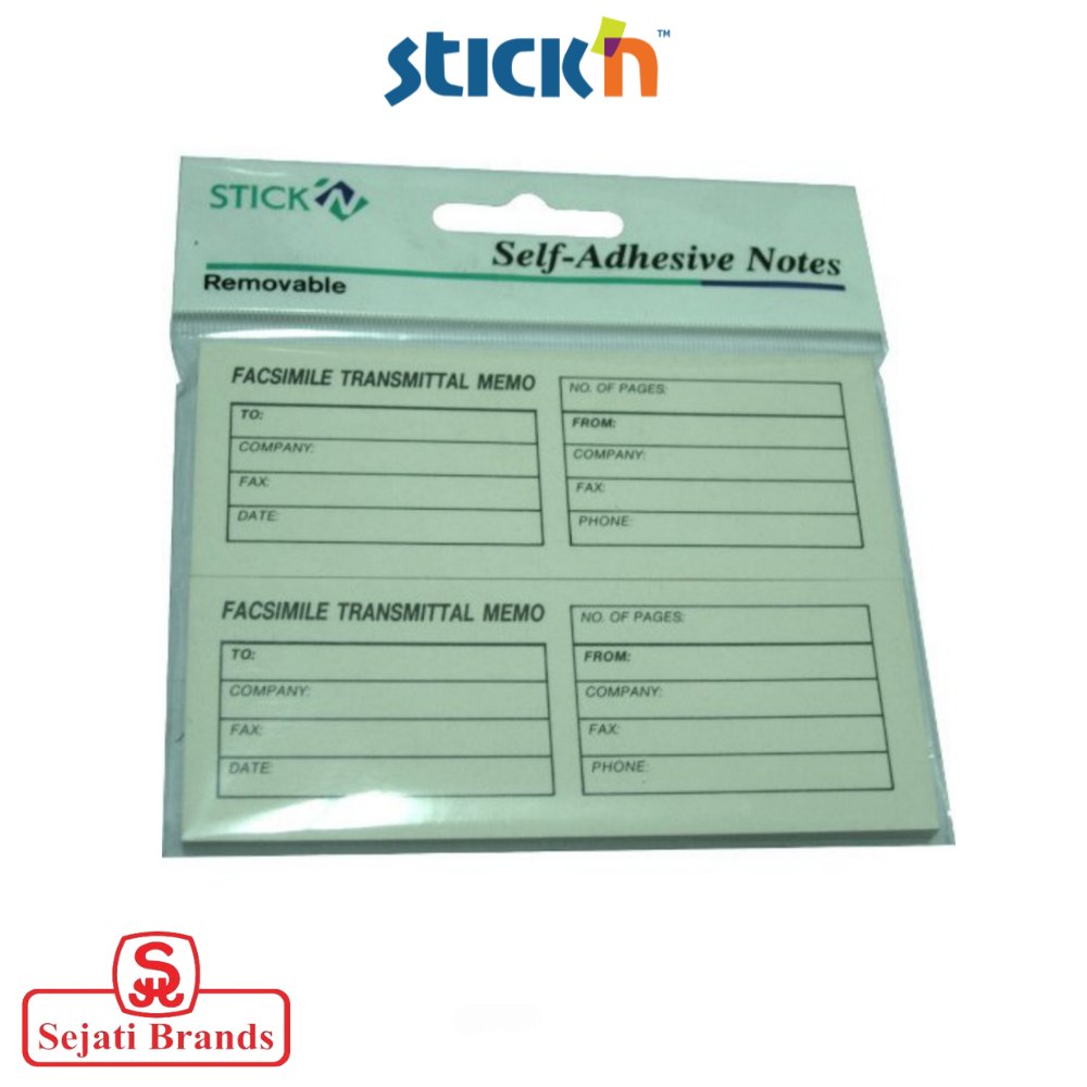21082 Fax Notes 1,5x4 (50 Sheets) - Sejati Brands